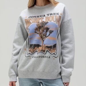 GIRL DANGEROUS NWOT Joshua Tree Crewneck Sweatshirt SIZE LARGE